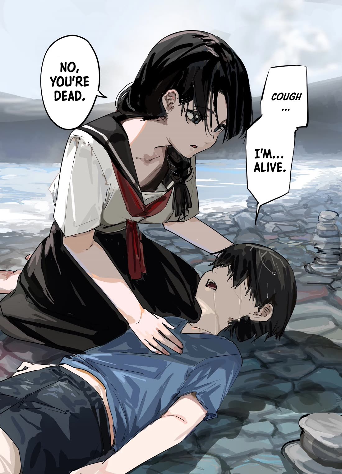 Kaii-san and I Chapter 51 page 1 - Chapter 51: Today, I Went to Hell