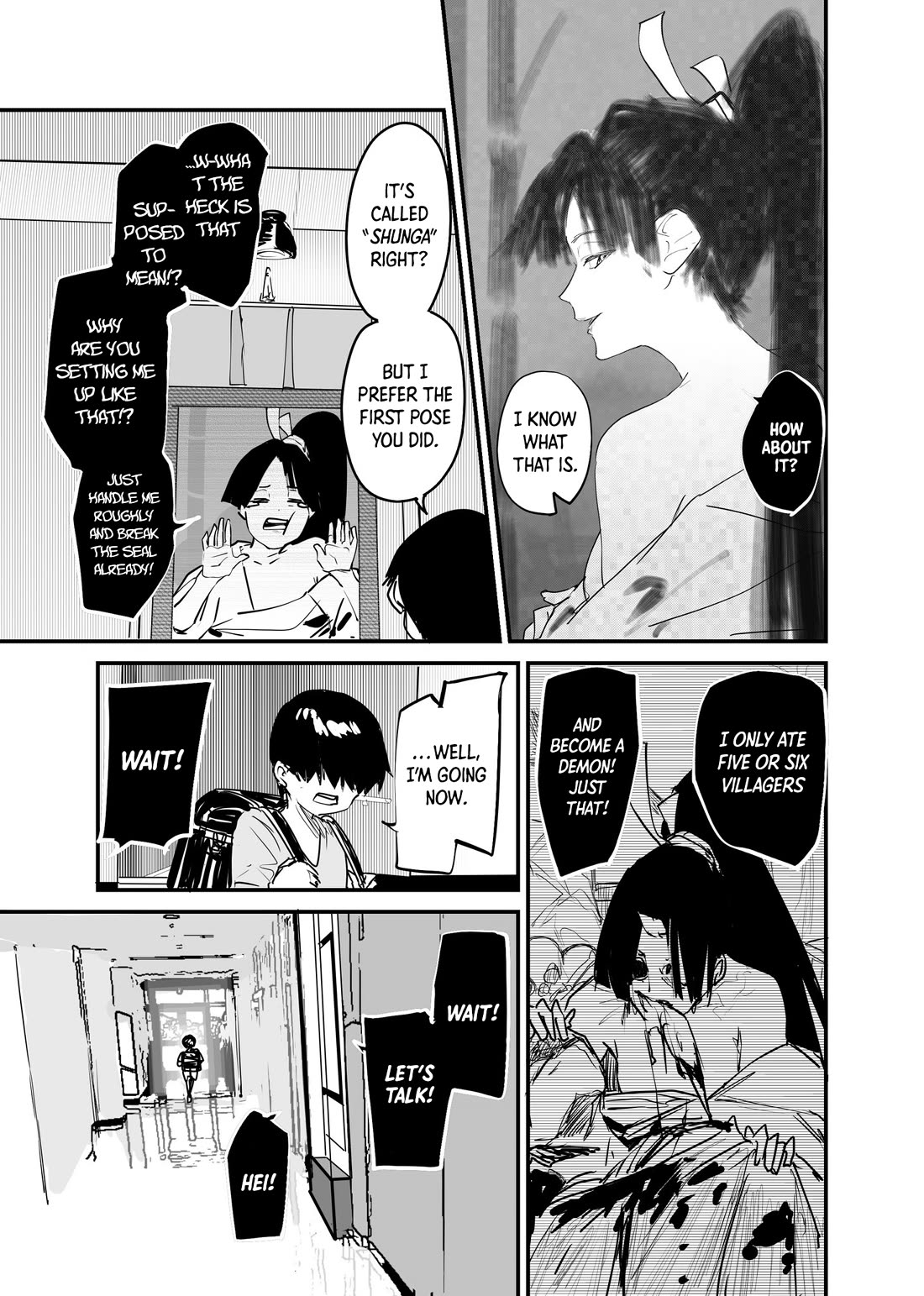 Kaii-san and I Chapter 53 page 4 - Chapter 53: The Day I Could No Longer Eat Humans