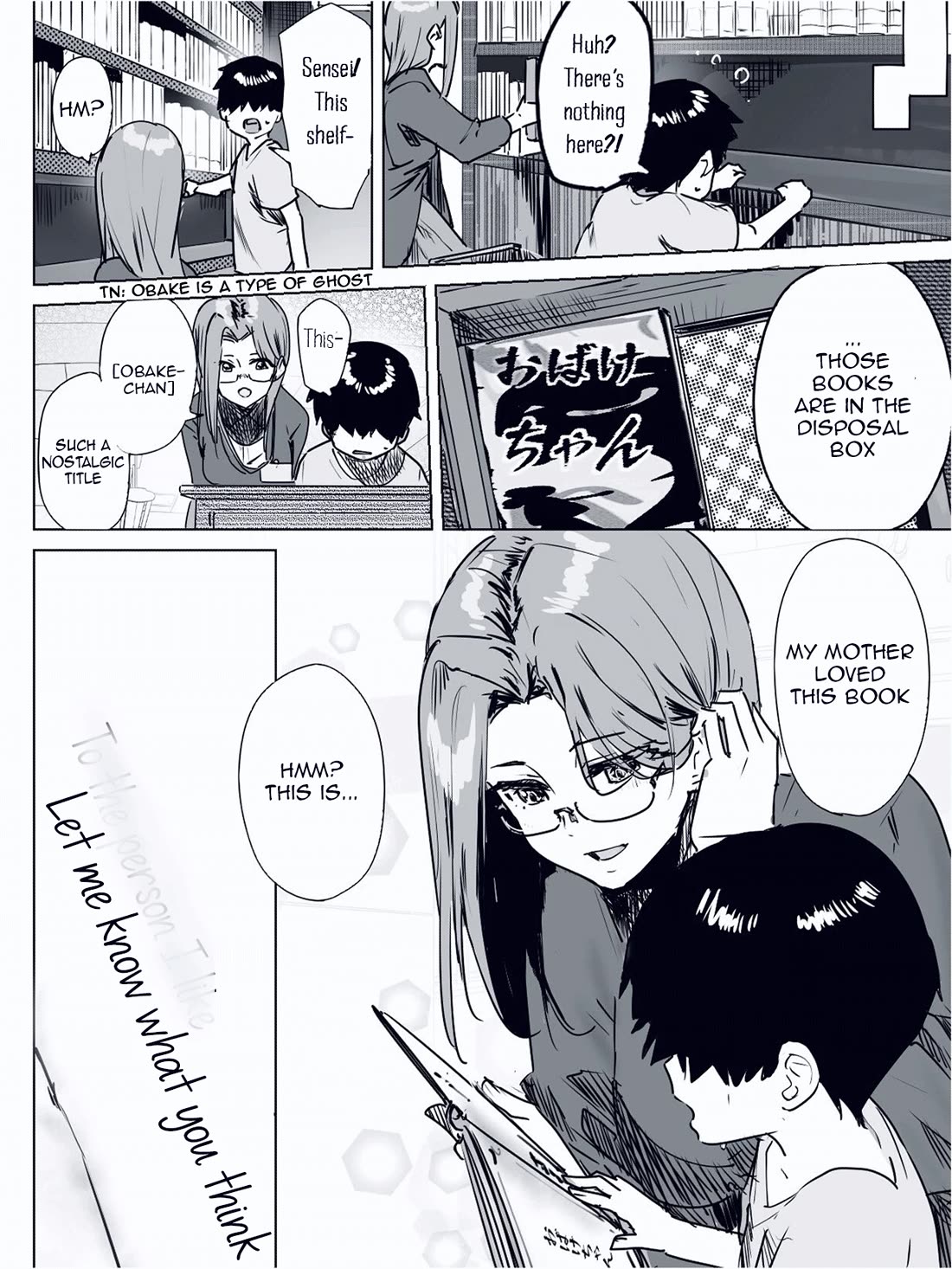 Kaii-san and I Chapter 6 page 2 - Chapter 6: The Library Ghost's True Nature