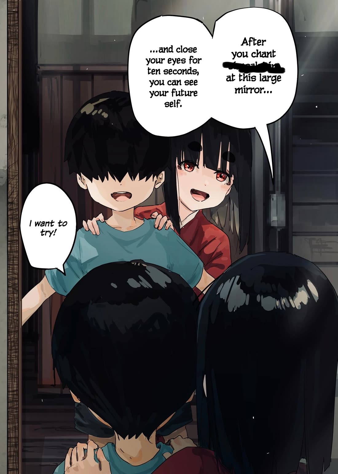 Kaii-san and I Chapter 93 page 1 - Chapter 93: The Ichimatsu Doll of the Old School Building