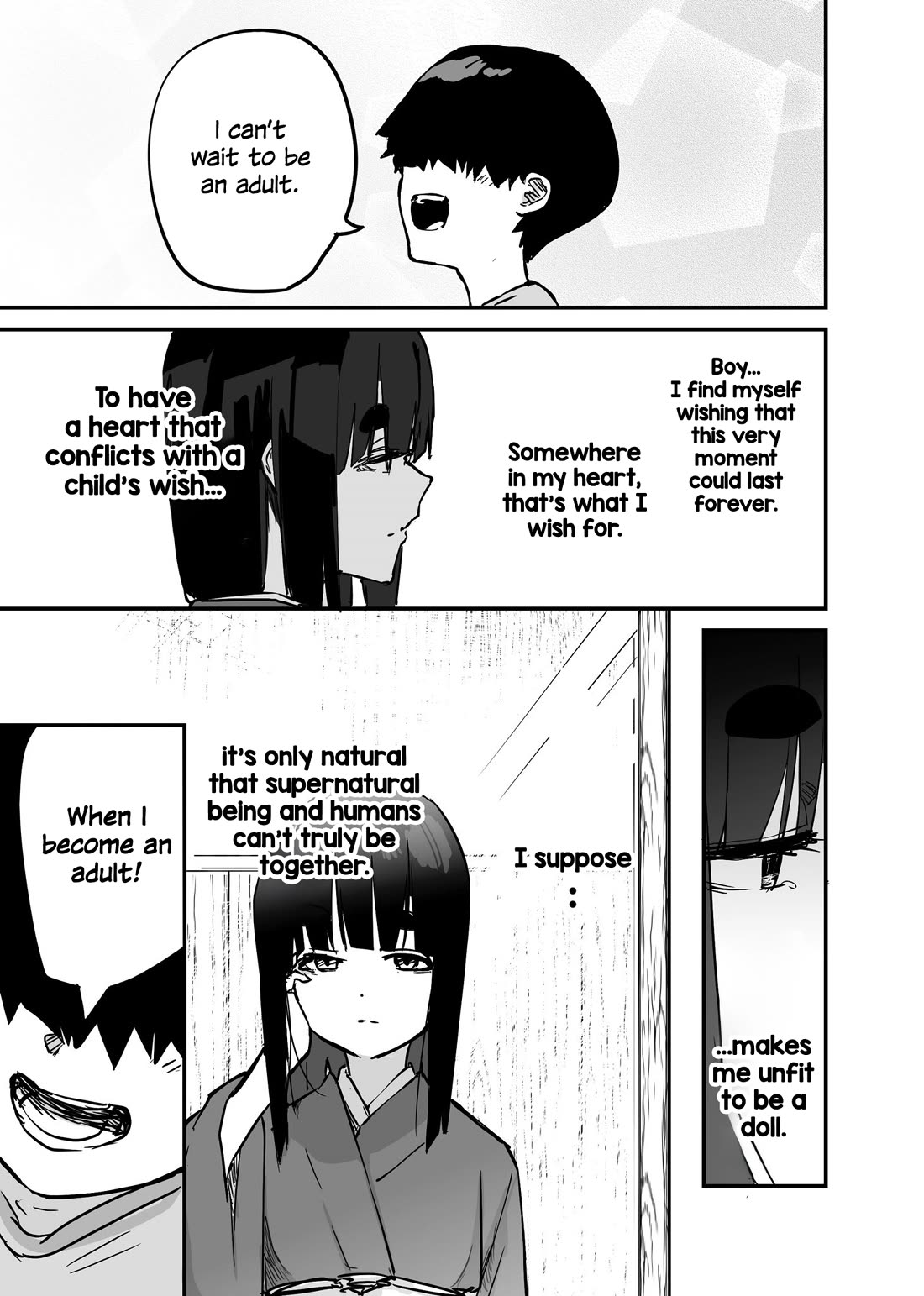 Kaii-san and I Chapter 93 page 3 - Chapter 93: The Ichimatsu Doll of the Old School Building