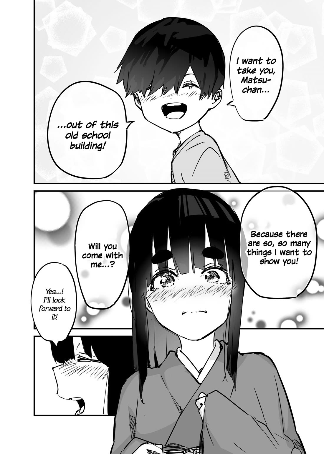 Kaii-san and I Chapter 93 page 4 - Chapter 93: The Ichimatsu Doll of the Old School Building