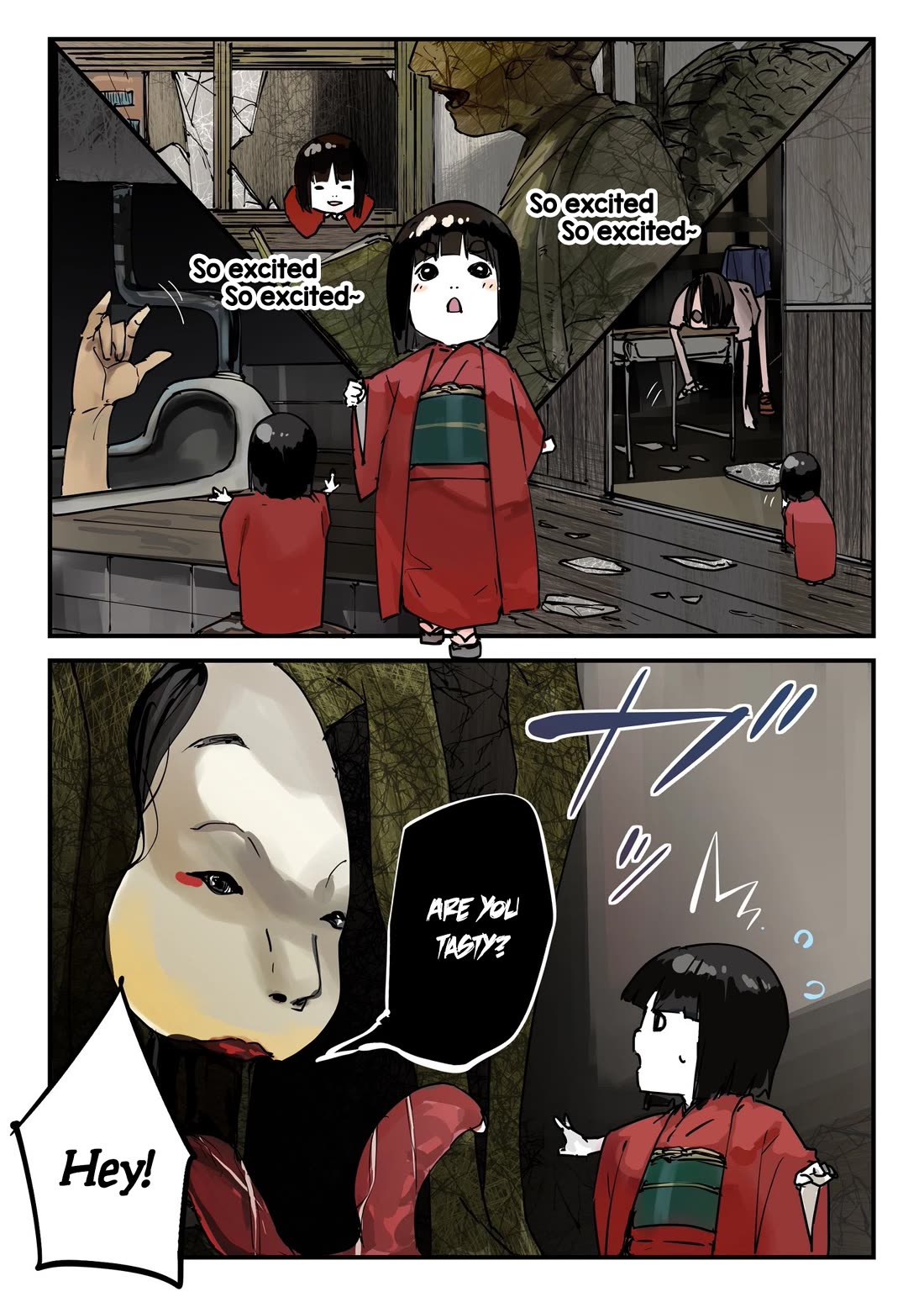 Kaii-san and I Chapter 94 page 1 - Chapter 94: The Adventures of Ichimatsu-chan