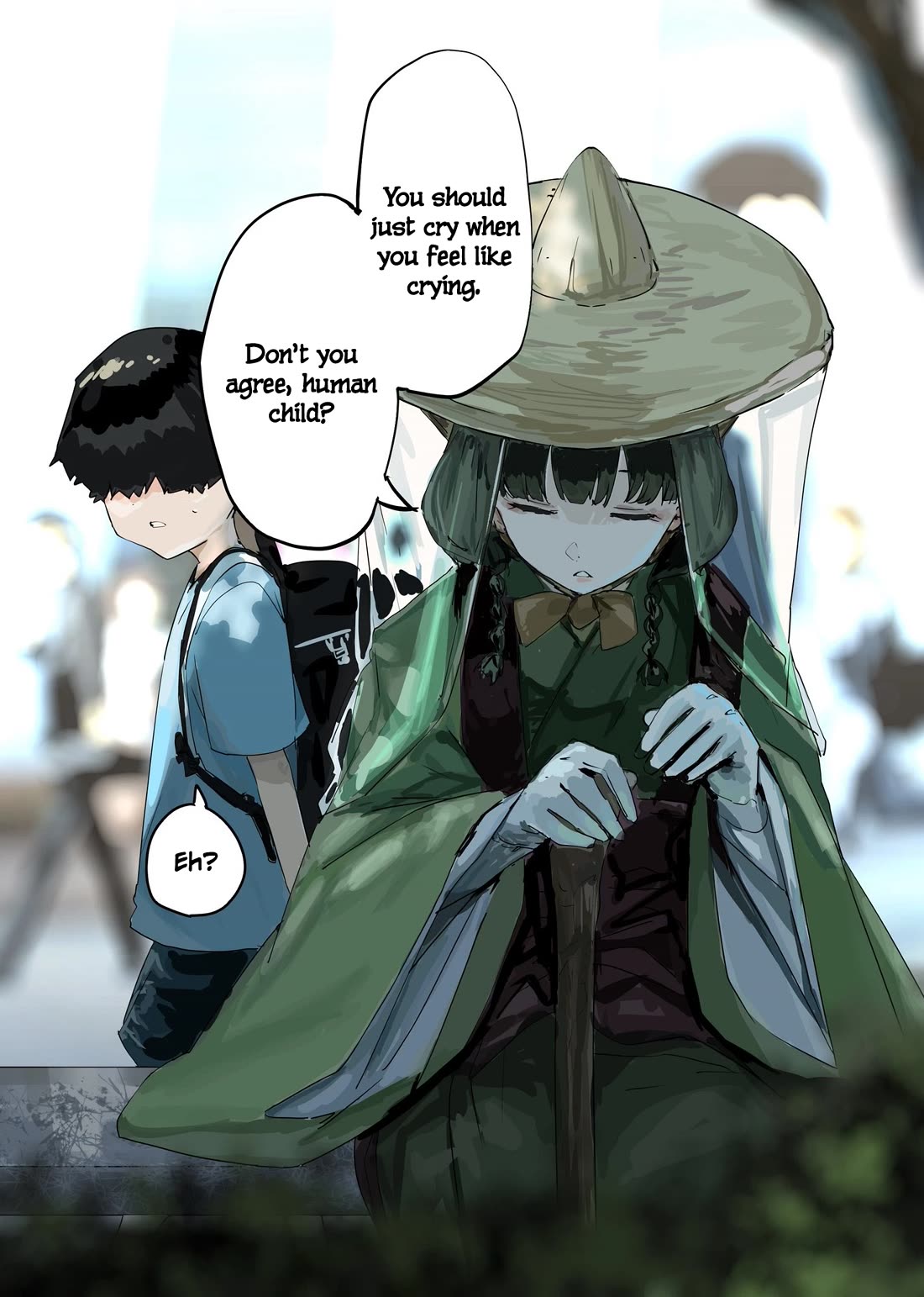 Kaii-san and I Chapter 99 page 1 - Chapter 99: An Adult Wouldn't Cry