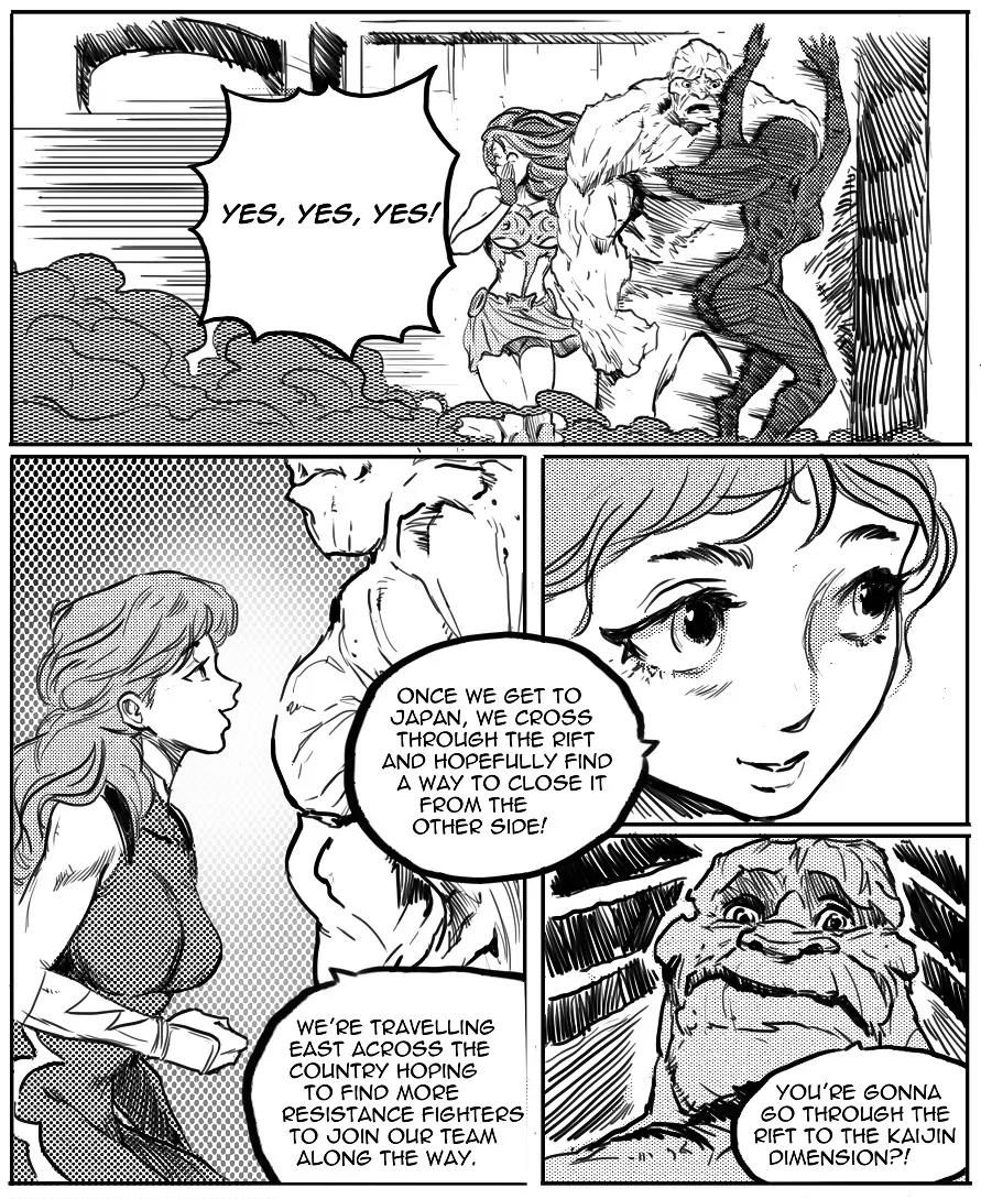 Kaijin Invasion Chapter 2 page 8 - Chapter 2: Confrontation