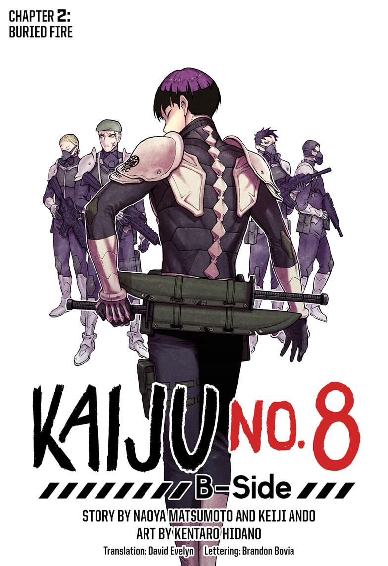 Kaiju No. 8: B-Side Chapter 2 page 1 - Chapter 2