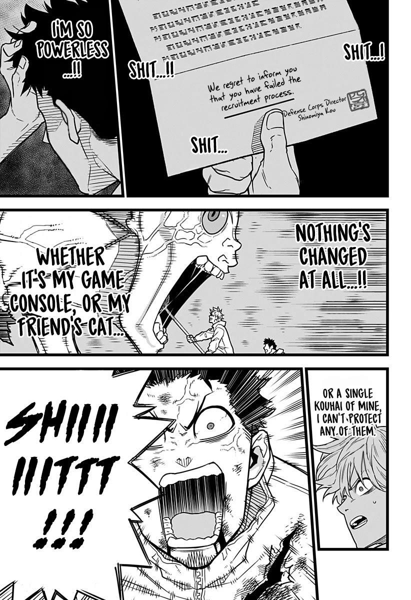 Kaiju No. 8 Chapter 1 page 38 - Chapter 1: The man who turned in a Kaijuu