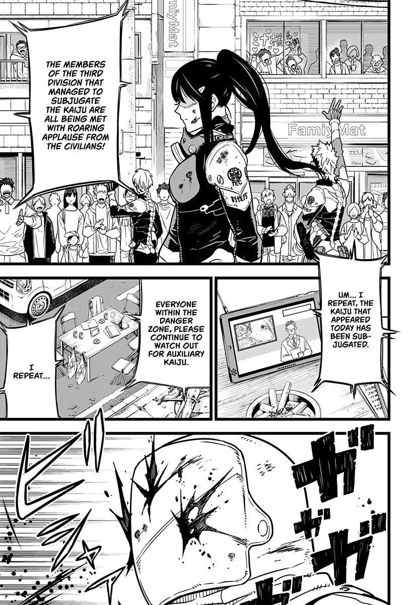 Kaiju No. 8 Chapter 1 page 5 - Chapter 1: The man who turned in a Kaijuu
