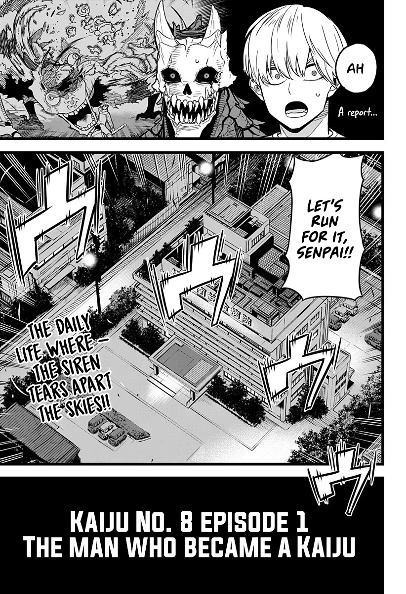 Kaiju No. 8 Chapter 1 page 52 - Chapter 1: The man who turned in a Kaijuu