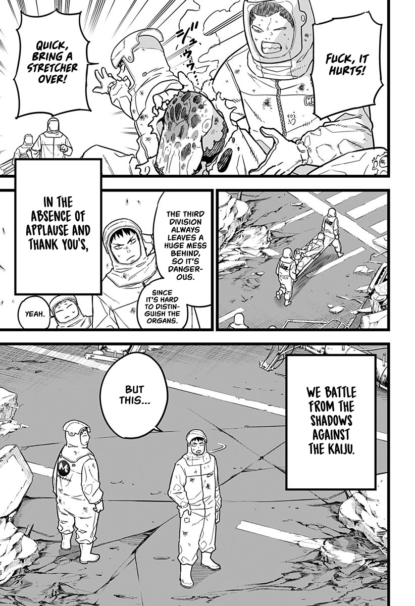 Kaiju No. 8 Chapter 1 page 7 - Chapter 1: The man who turned in a Kaijuu