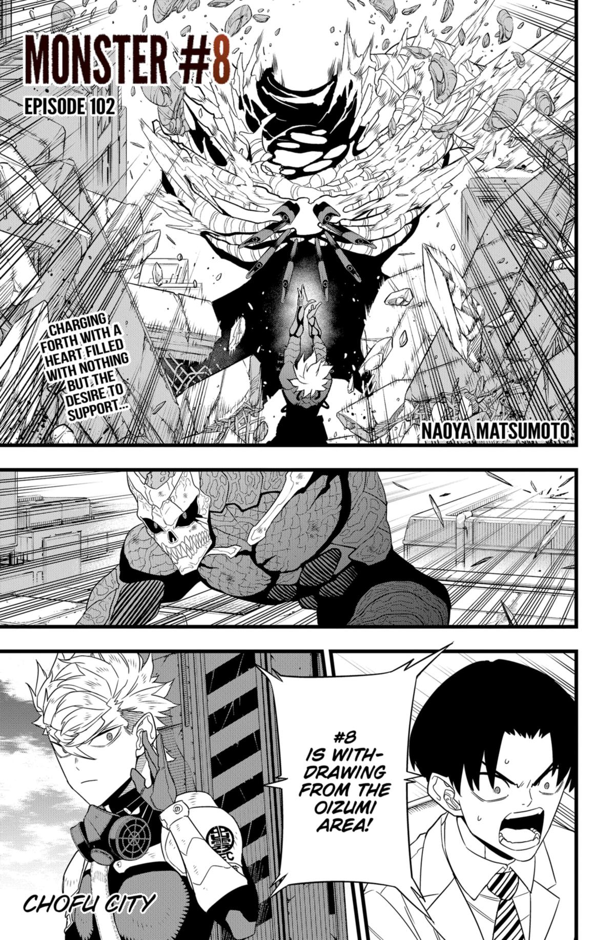 Kaiju No. 8 Chapter 102 page 1 - Chapter 102