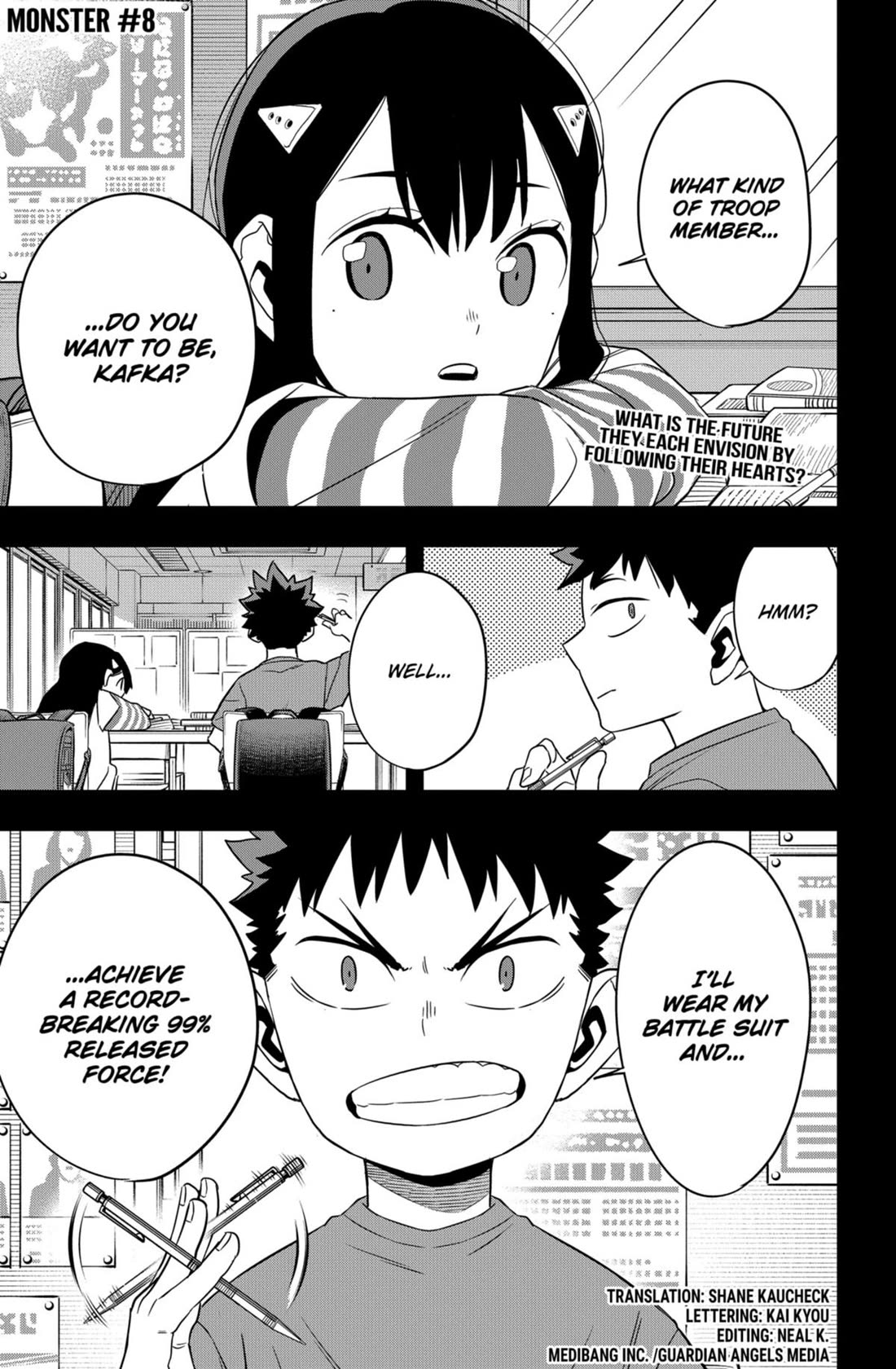 Kaiju No. 8 Chapter 109 page 1 - Chapter 109