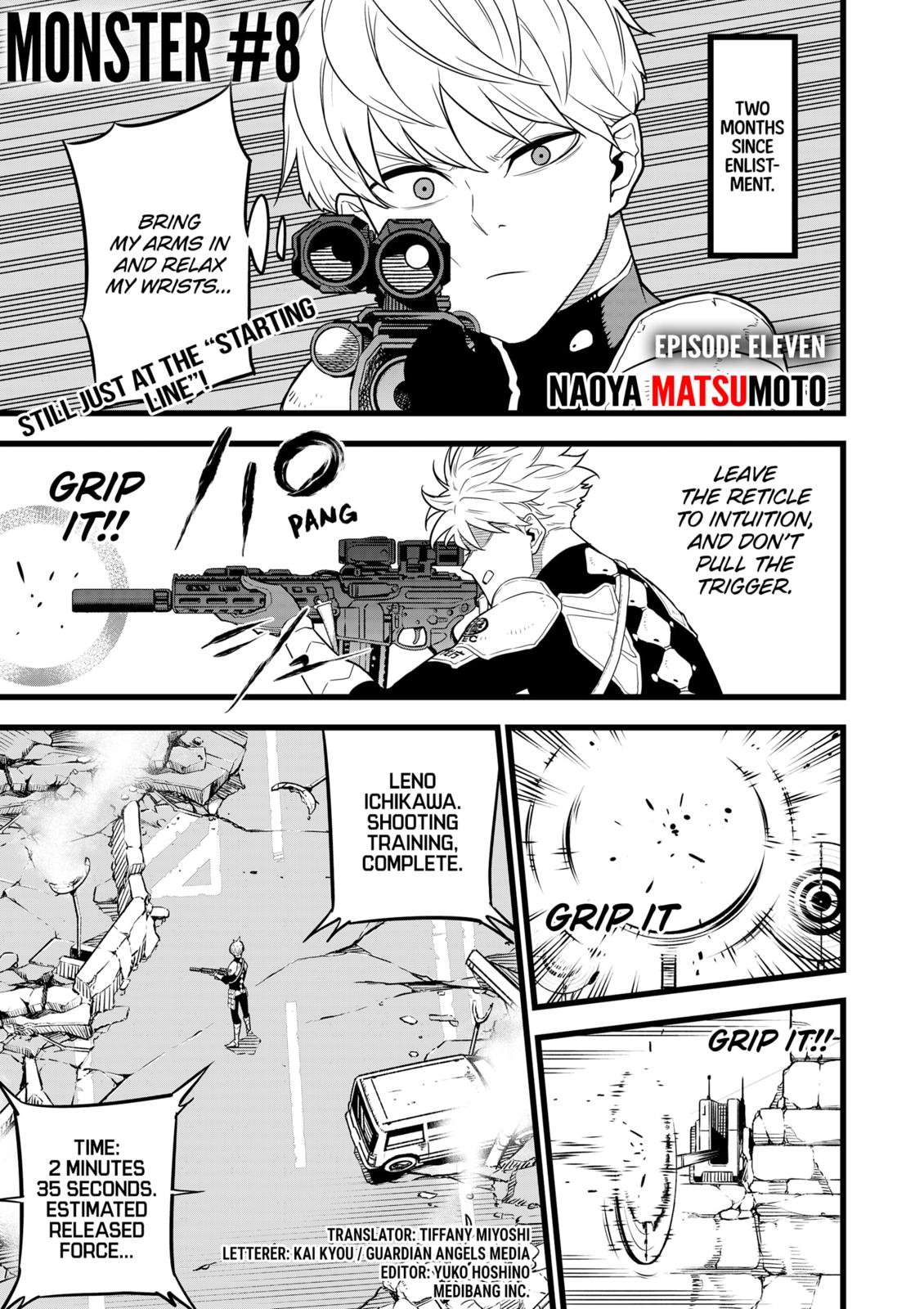 Kaiju No. 8 Chapter 11 page 1 - Chapter 11