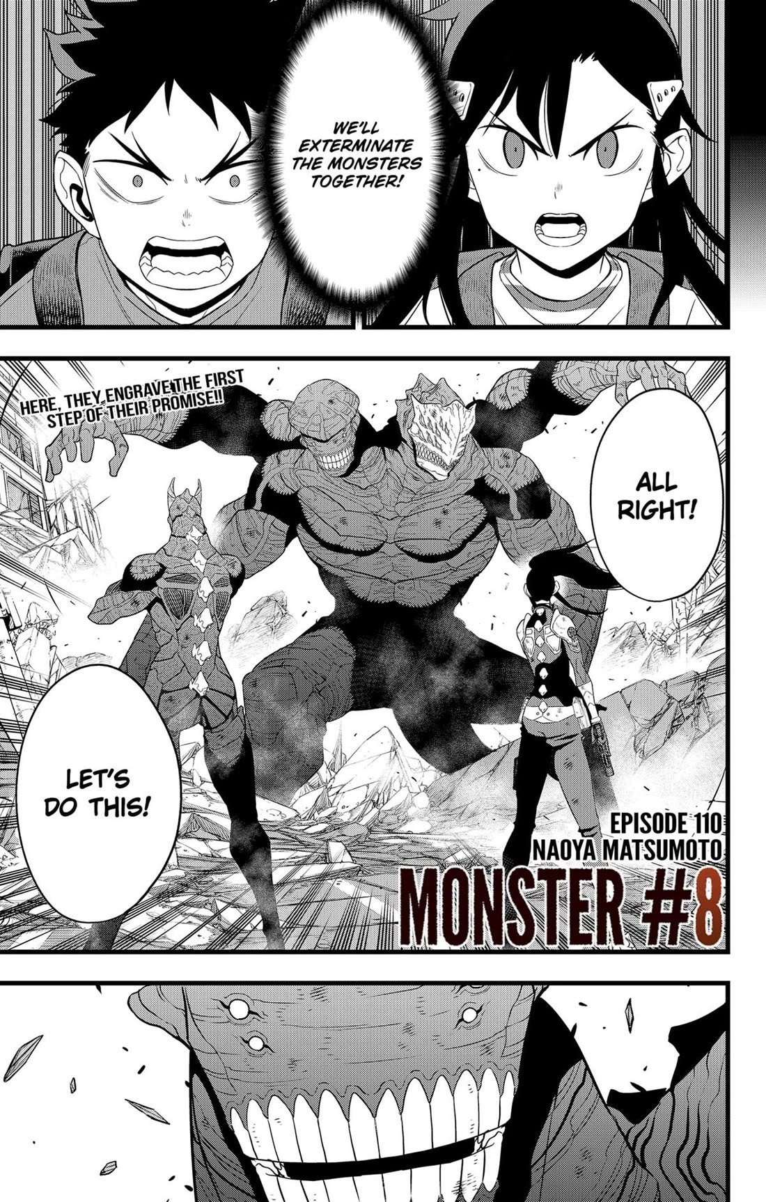 Kaiju No. 8 Chapter 110 page 1 - Chapter 110