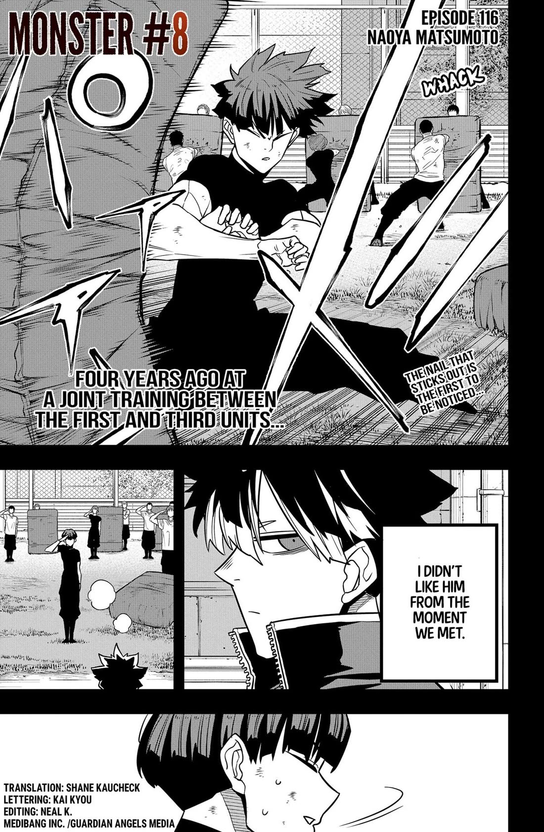 Kaiju No. 8 Chapter 116 page 1 - Chapter 116