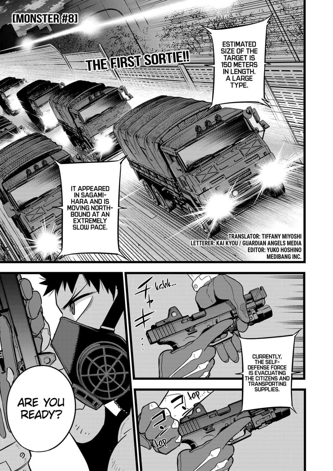 Kaiju No. 8 Chapter 12 page 1 - Chapter 12