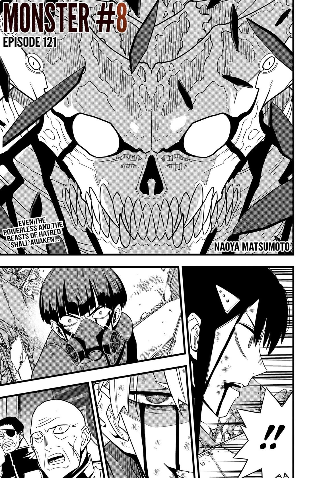 Kaiju No. 8 Chapter 121 page 1 - Chapter 121