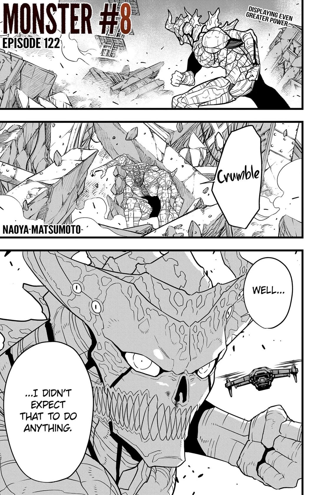 Kaiju No. 8 Chapter 122 page 1 - Chapter 122