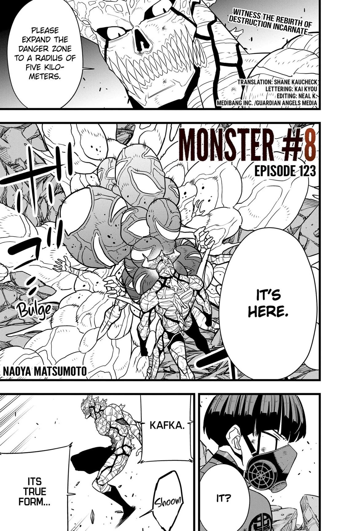 Kaiju No. 8 Chapter 123 page 1 - Chapter 123