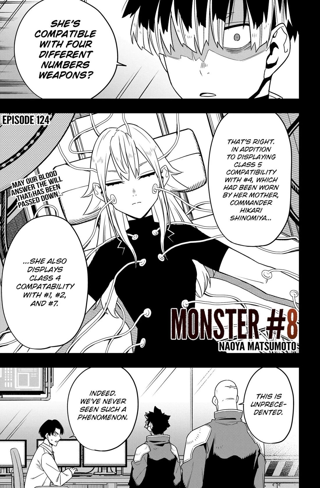 Kaiju No. 8 Chapter 124 page 1 - Chapter 124