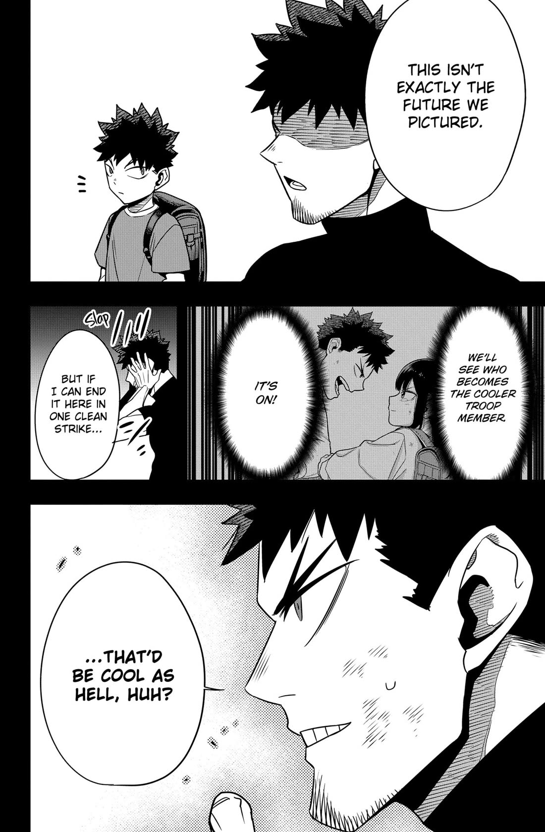 Kaiju No. 8 Chapter 127 page 12 - Chapter 127: All our hopes, finally coming together as one!!