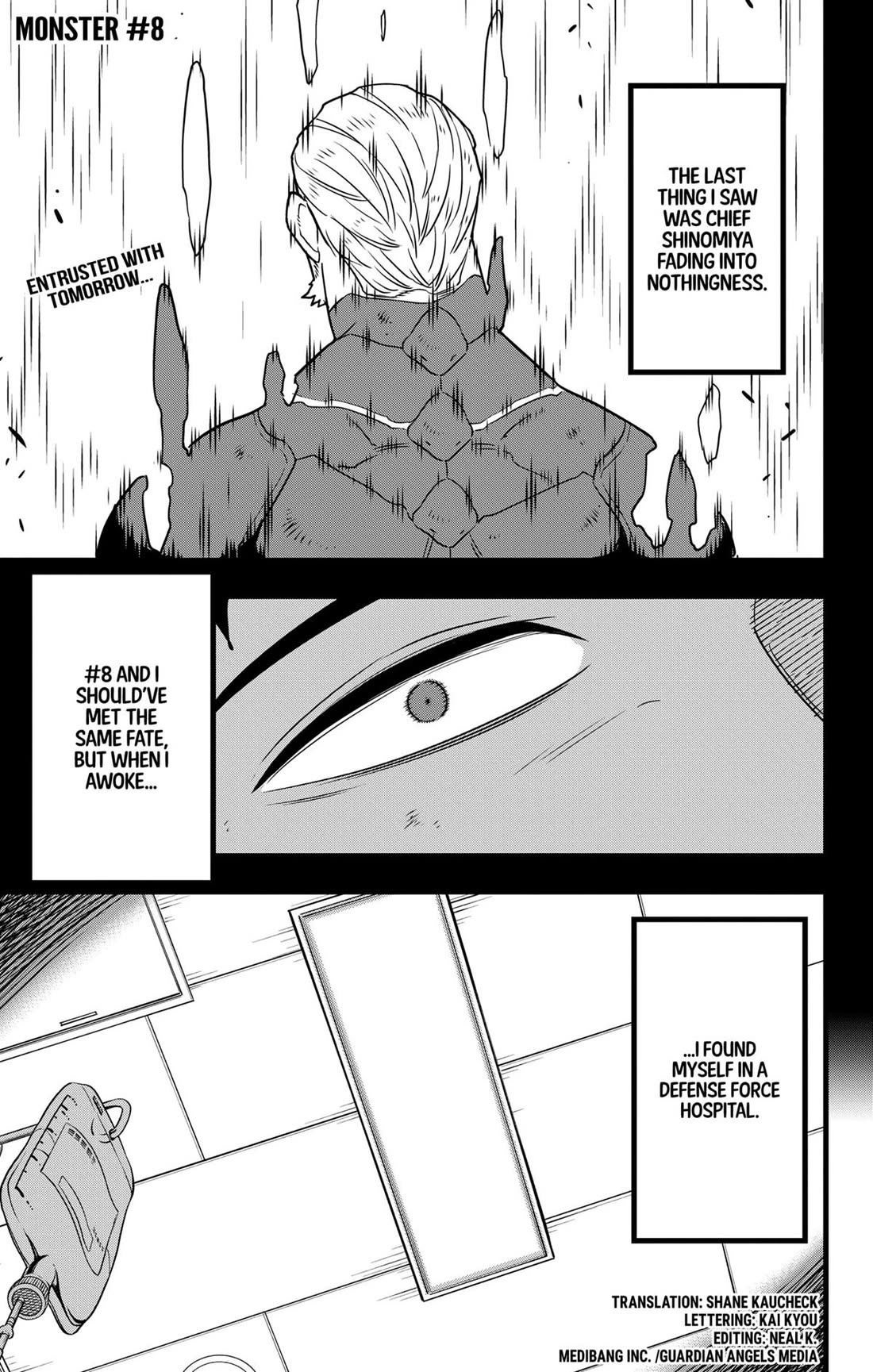 Kaiju No. 8 Chapter 129 page 1 - Chapter 129 [END]