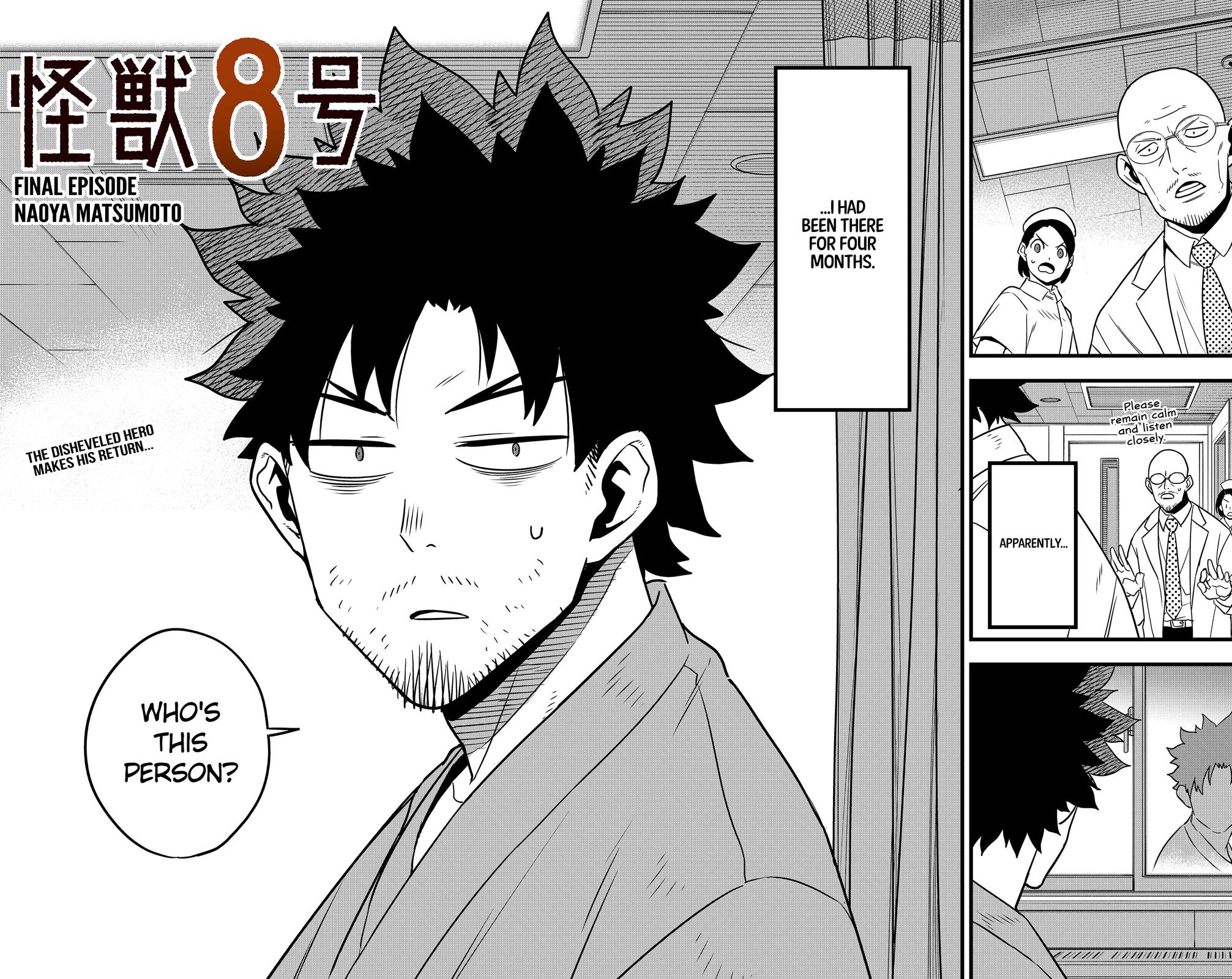Kaiju No. 8 Chapter 129 page 2 - Chapter 129 [END]