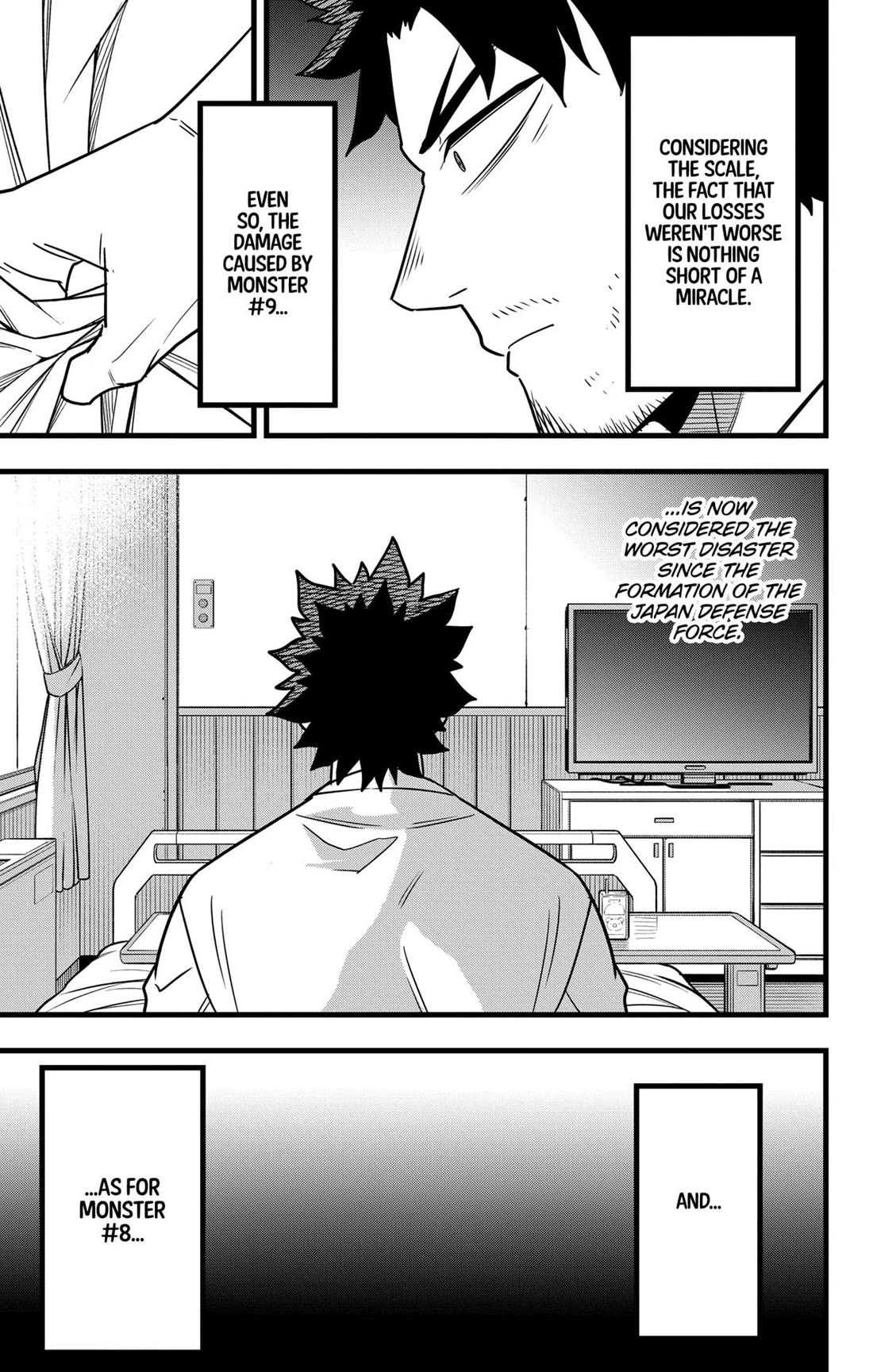 Kaiju No. 8 Chapter 129 page 4 - Chapter 129 [END]