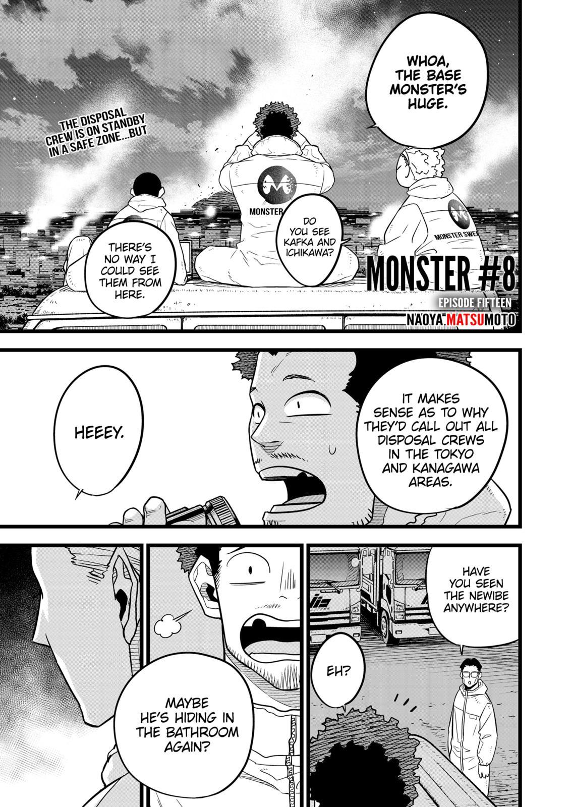 Kaiju No. 8 Chapter 15 page 1 - Chapter 15