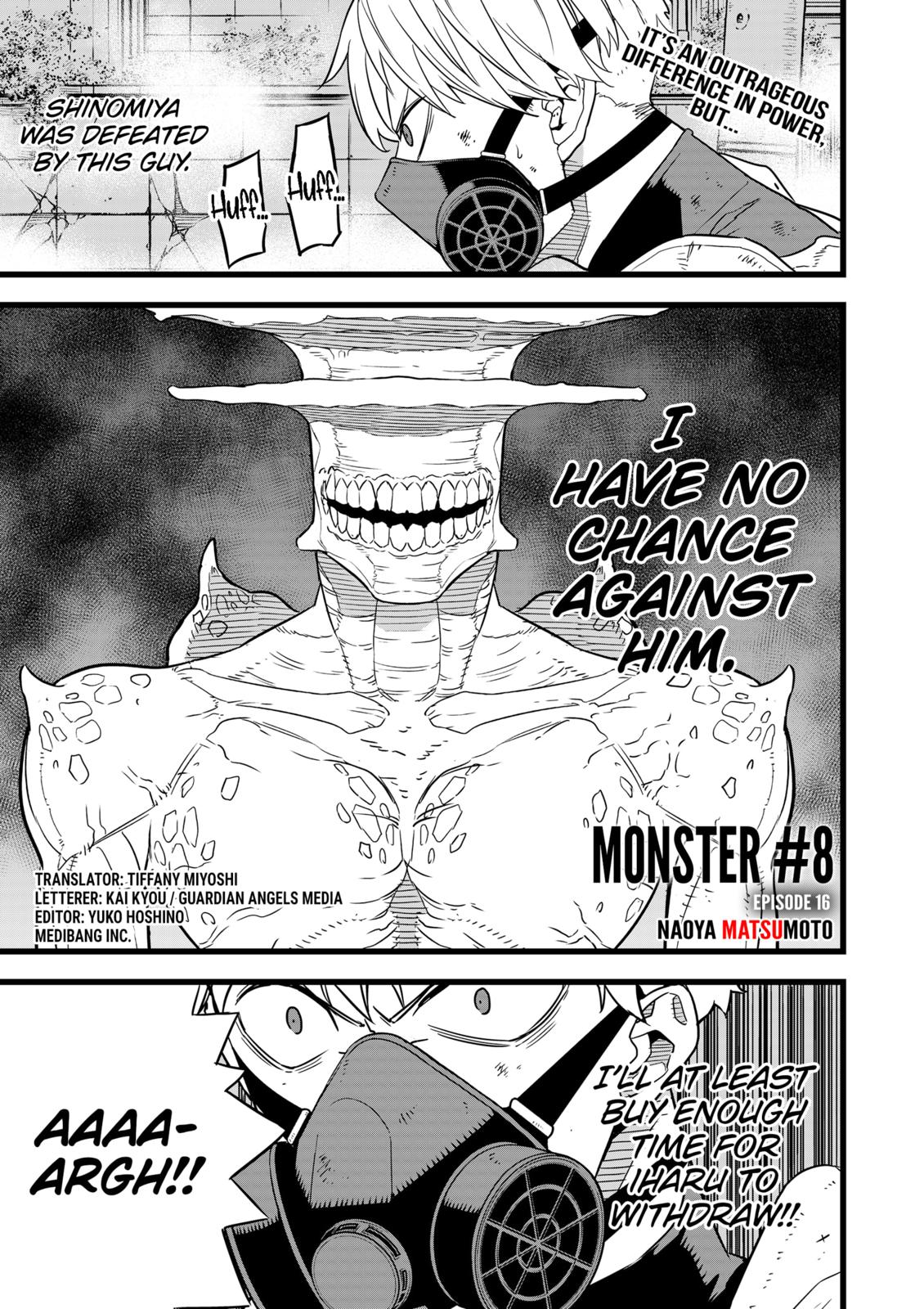 Kaiju No. 8 Chapter 16 page 1 - Chapter 16