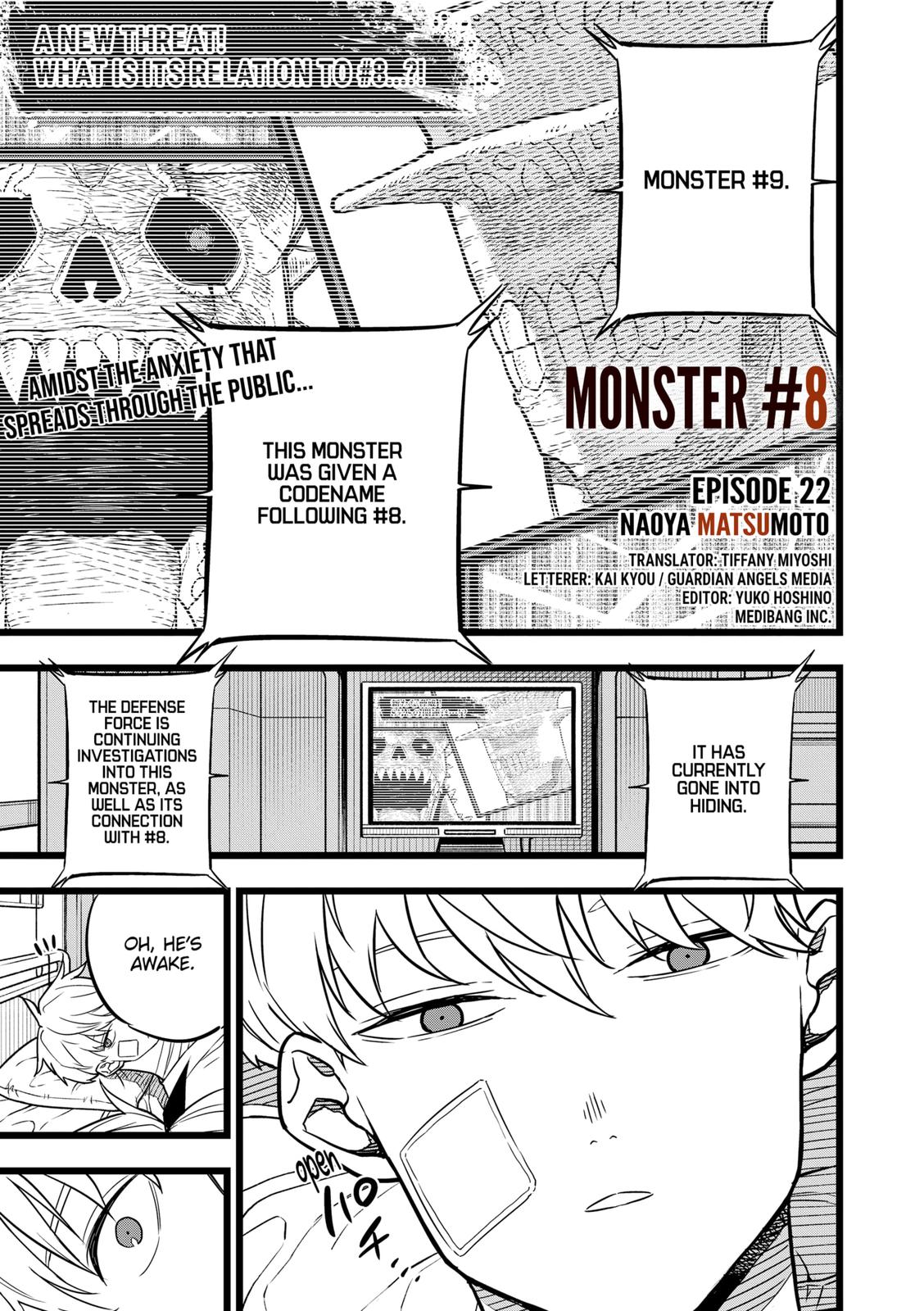 Kaiju No. 8 Chapter 22 page 1 - Chapter 22