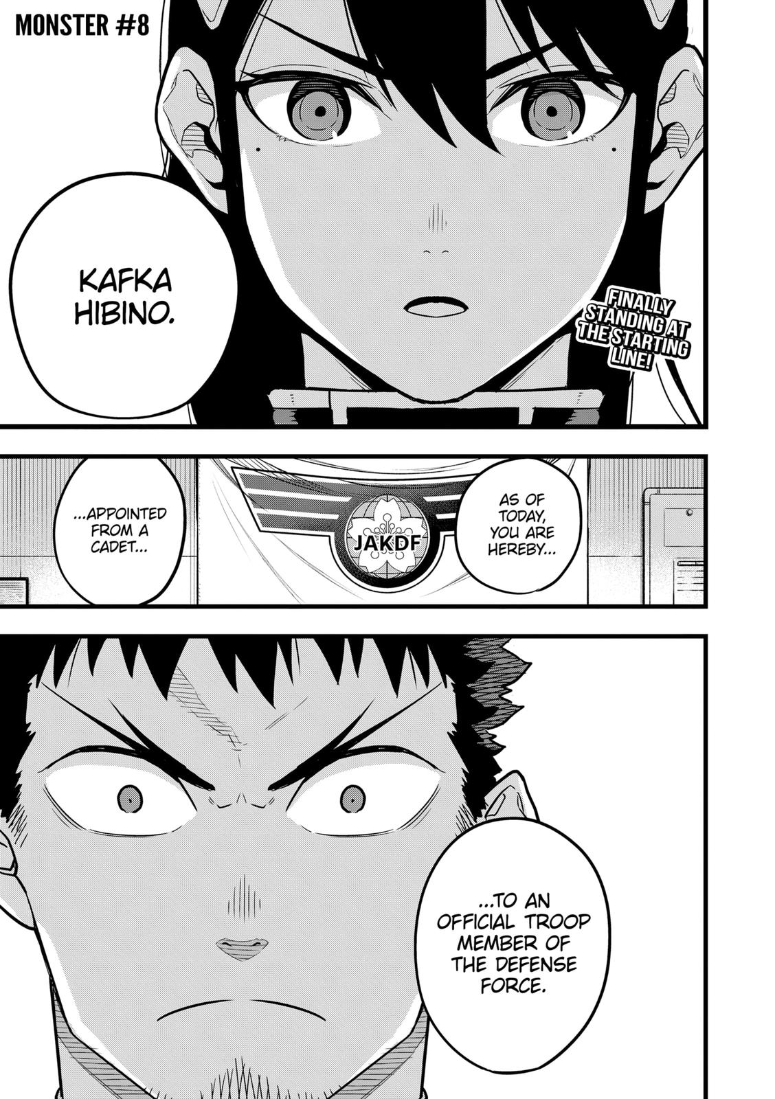 Kaiju No. 8 Chapter 23 page 1 - Chapter 23