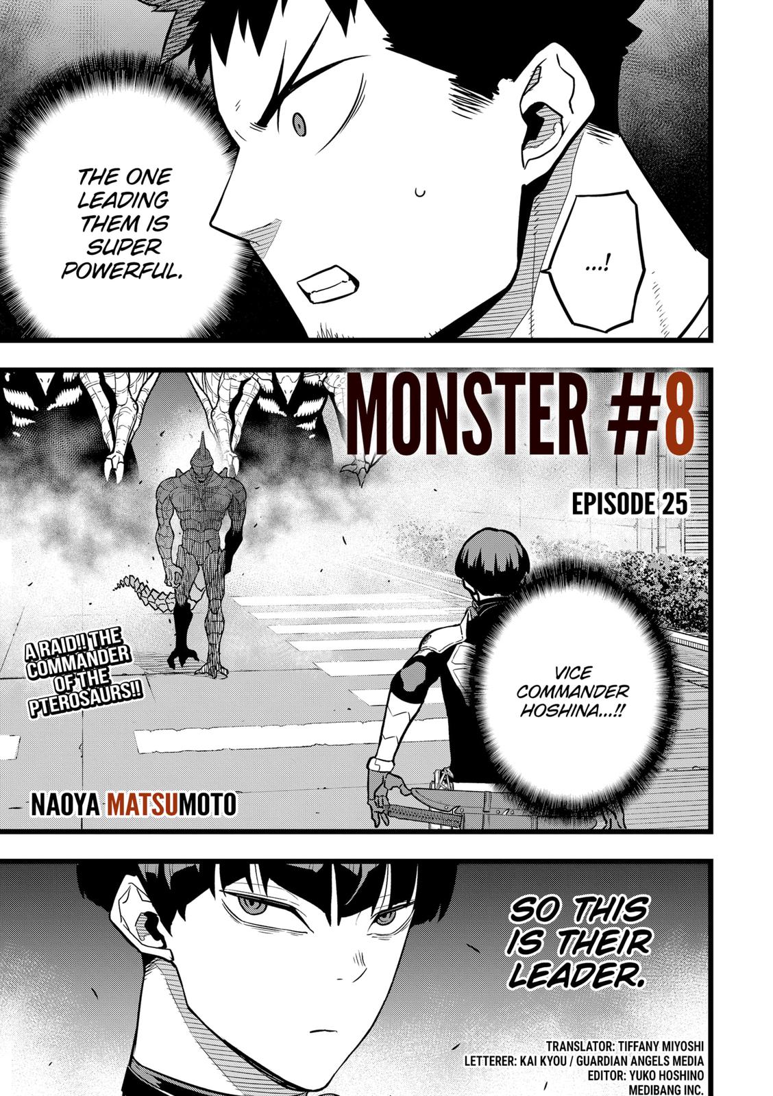 Kaiju No. 8 Chapter 25 page 1 - Chapter 25