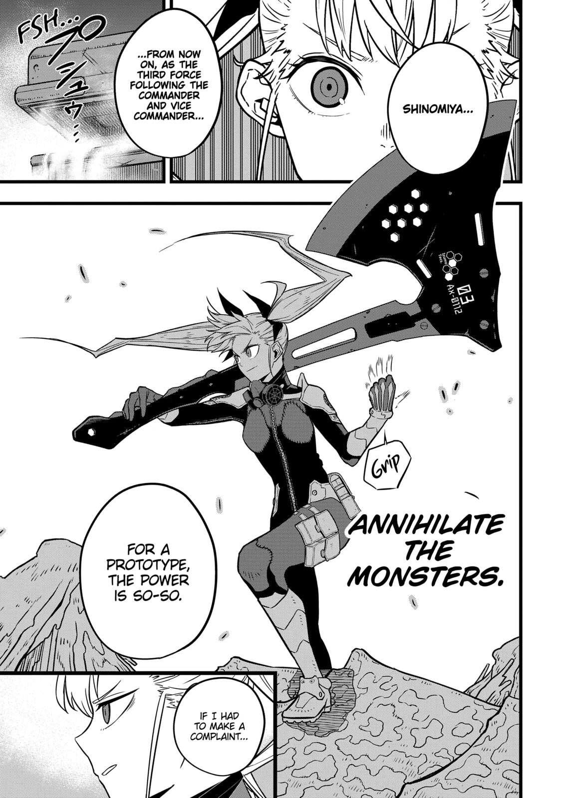 Kaiju No. 8 Chapter 26 page 3 - Chapter 26
