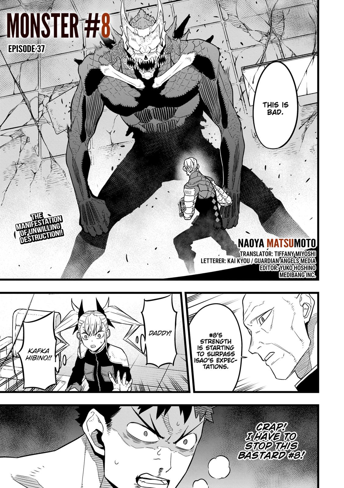 Kaiju No. 8 Chapter 37 page 1 - Chapter 37