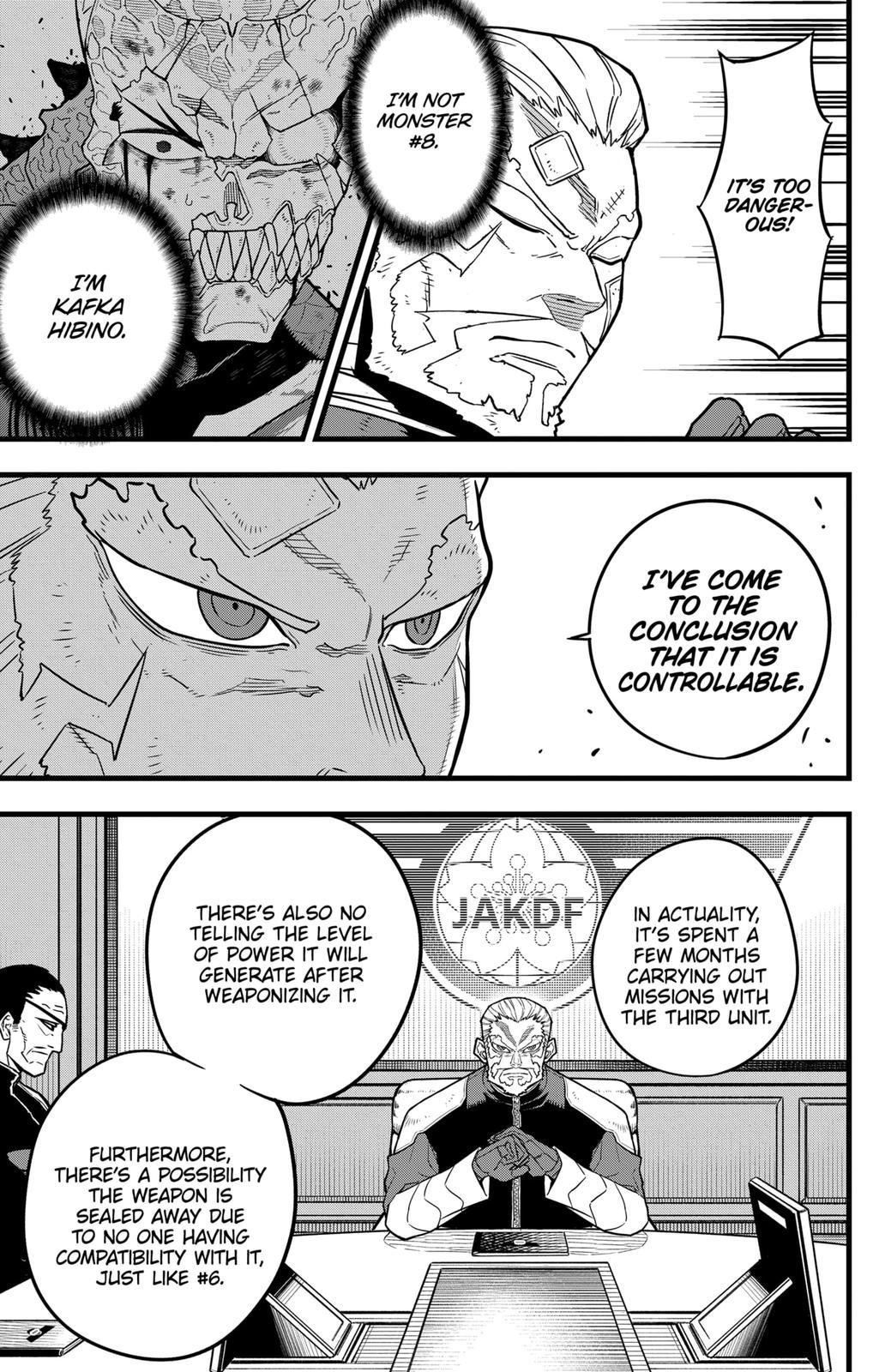 Kaiju No. 8 Chapter 38 page 6 - Chapter 38