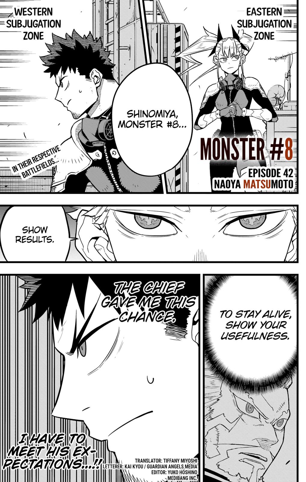 Kaiju No. 8 Chapter 42 page 1 - Chapter 42