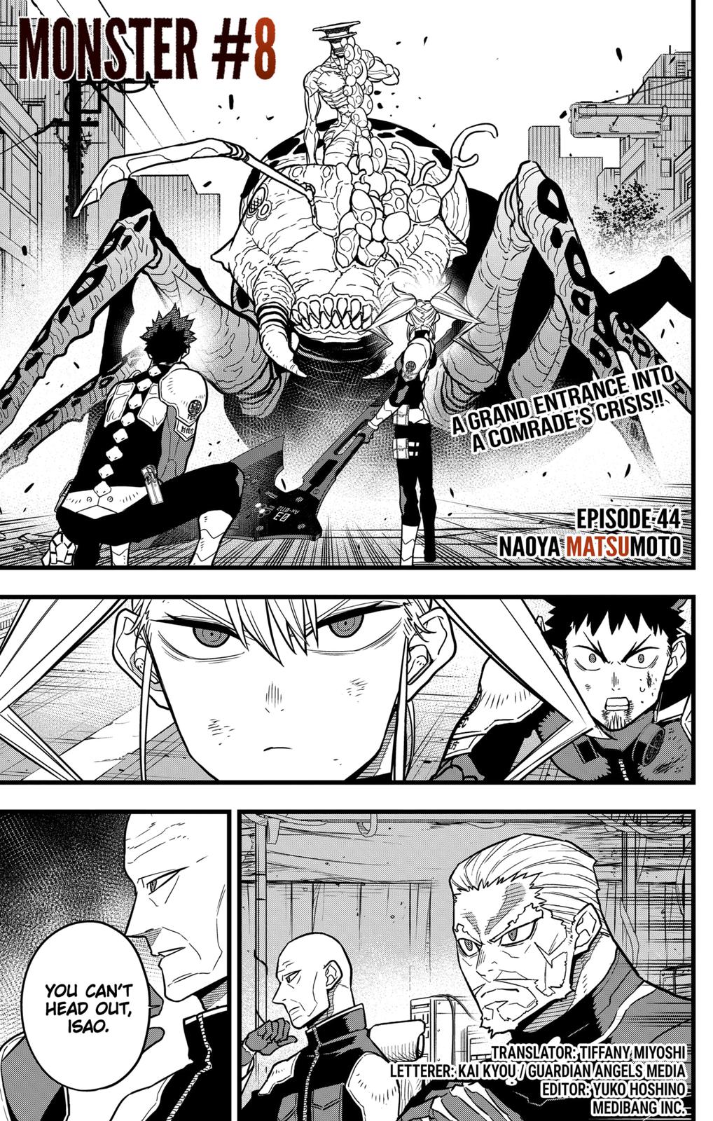 Kaiju No. 8 Chapter 44 page 1 - Chapter 44