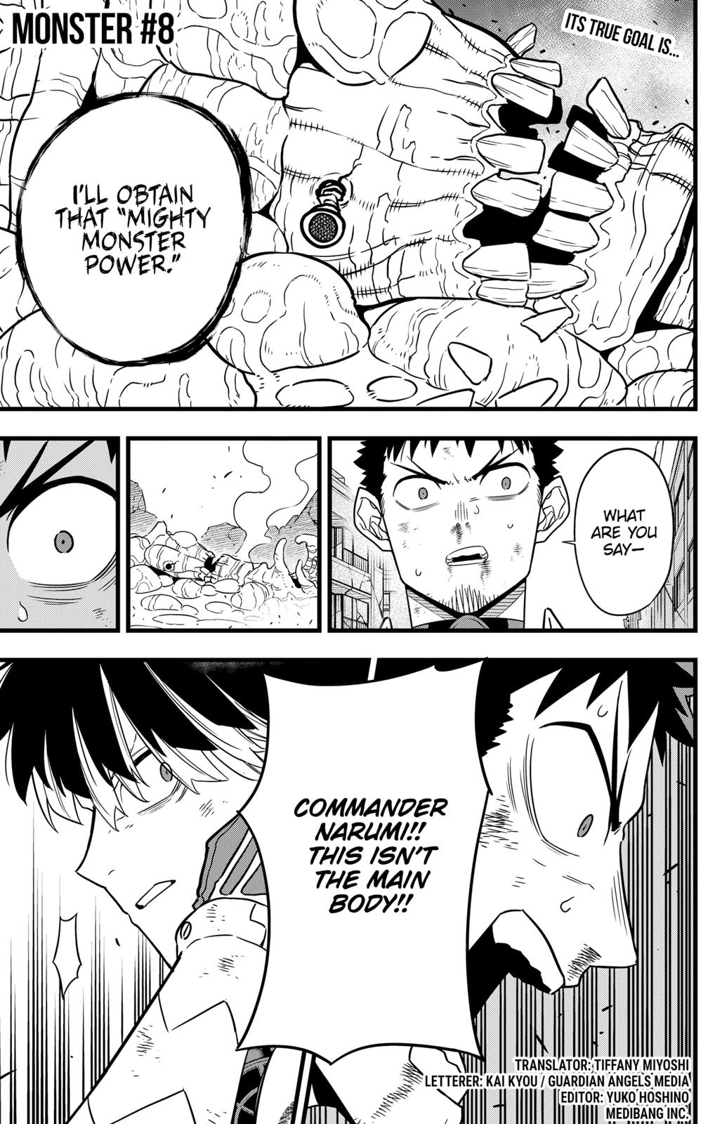 Kaiju No. 8 Chapter 49 page 1 - Chapter 49