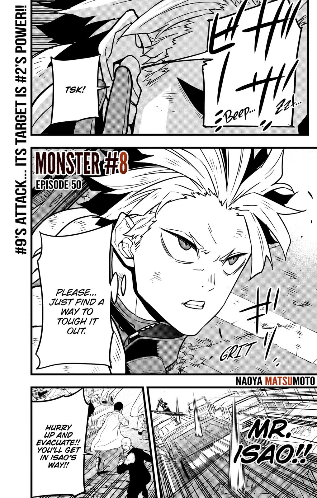 Kaiju No. 8 Chapter 50 page 1 - Chapter 50