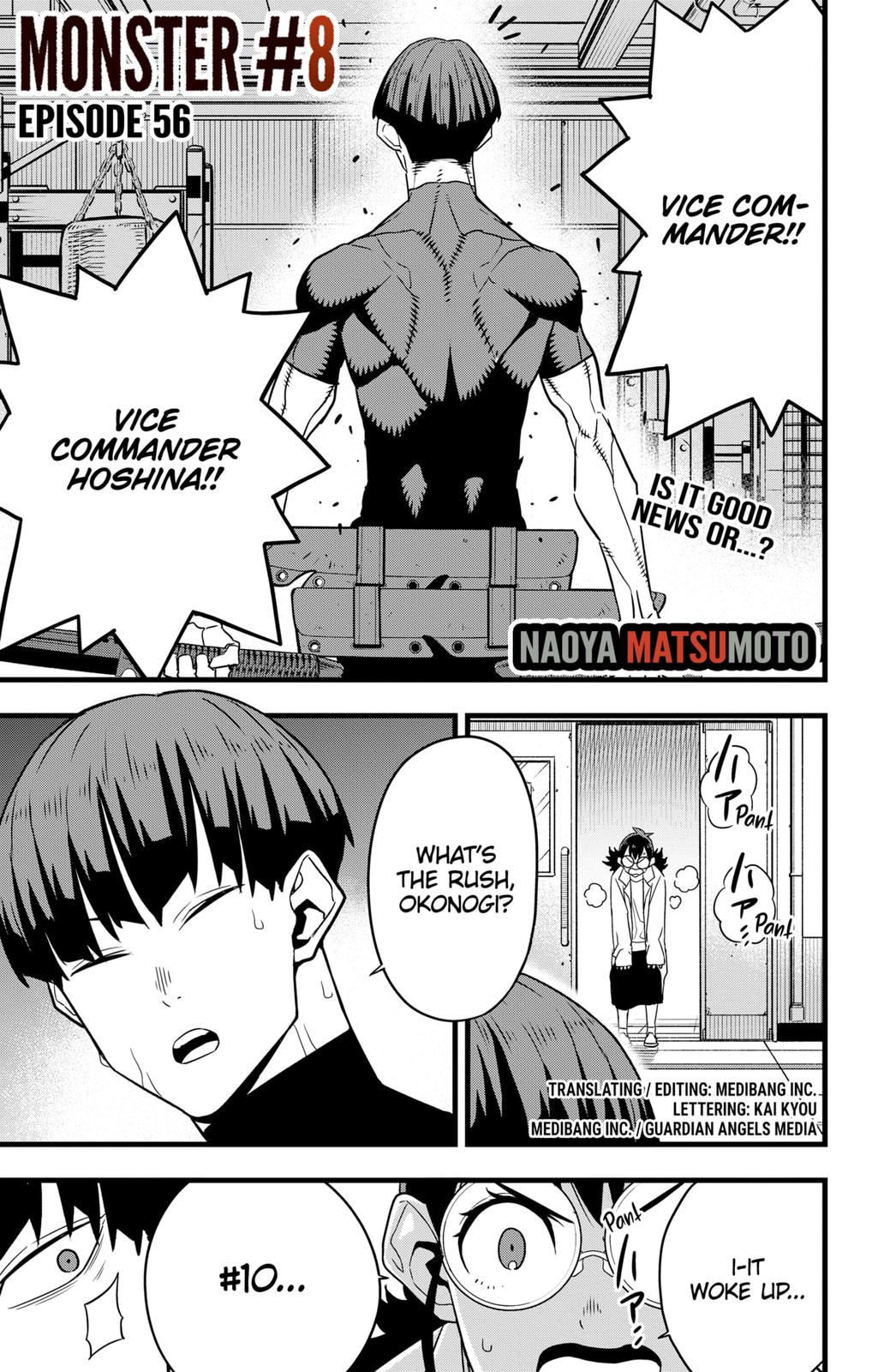 Kaiju No. 8 Chapter 56 page 1 - Chapter 56