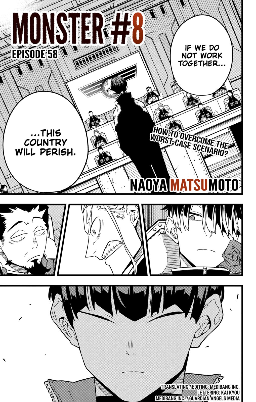 Kaiju No. 8 Chapter 58 page 1 - Chapter 58