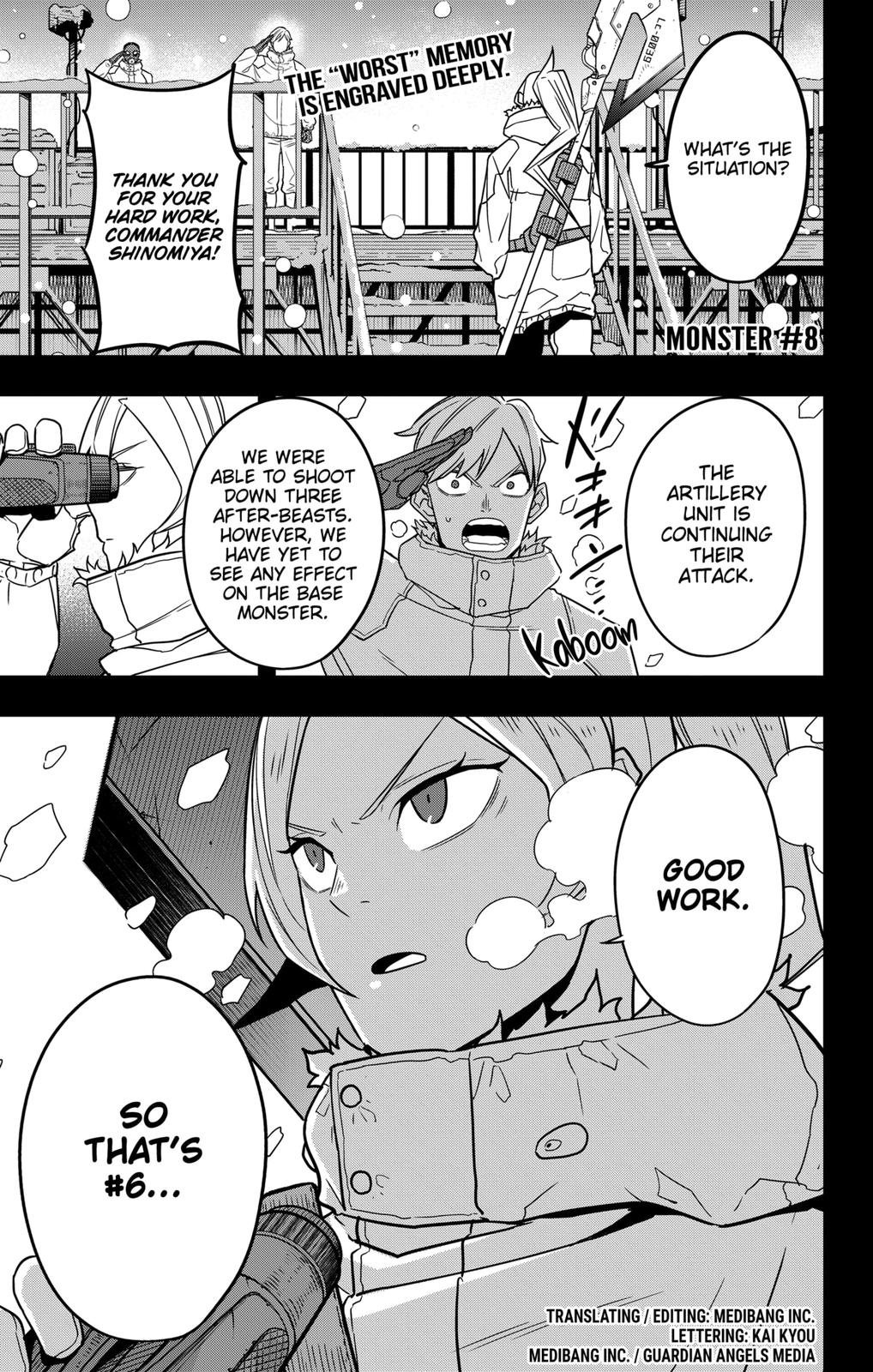 Kaiju No. 8 Chapter 59 page 1 - Chapter 59