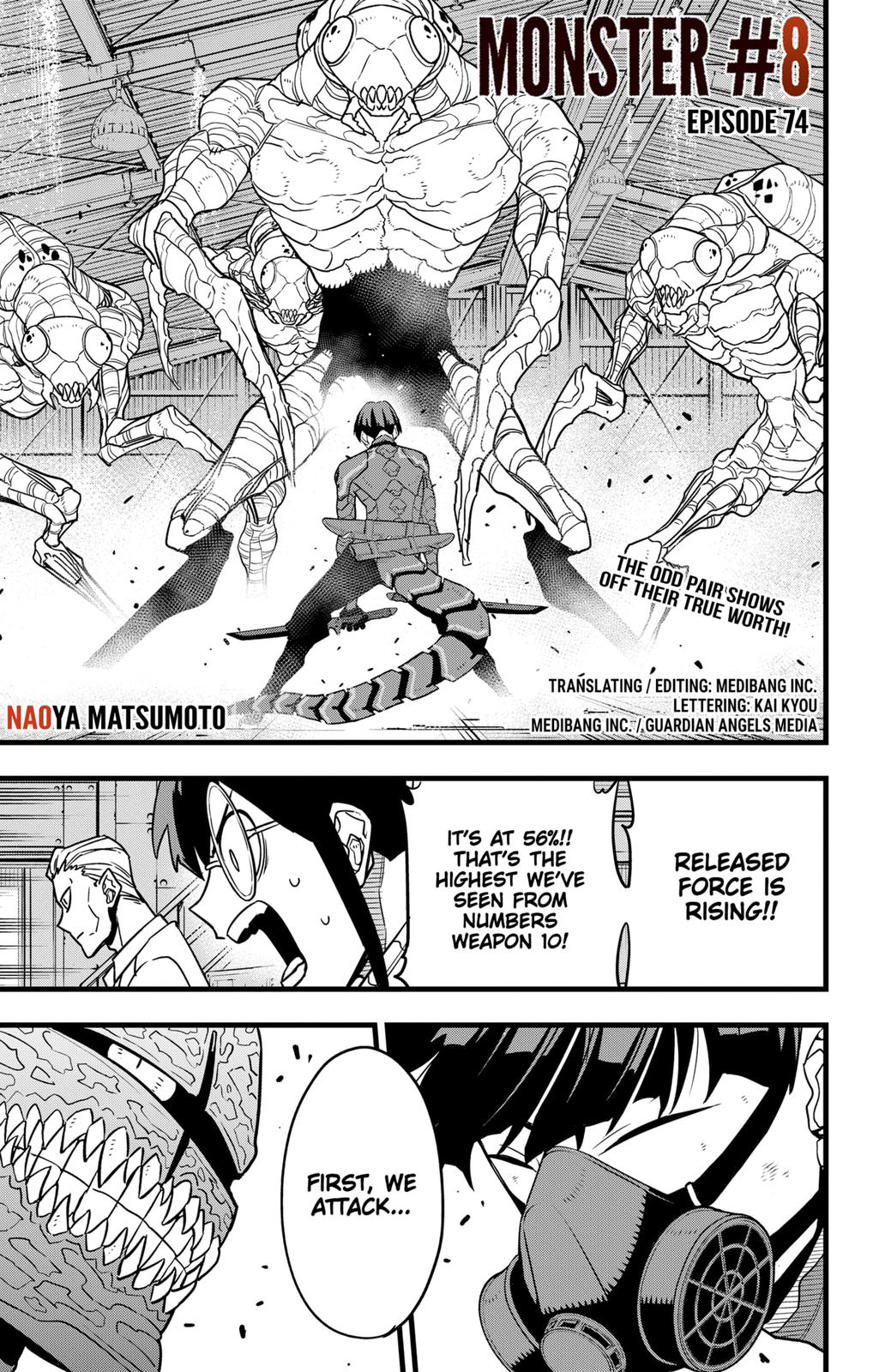 Kaiju No. 8 Chapter 74 page 1 - Chapter 74