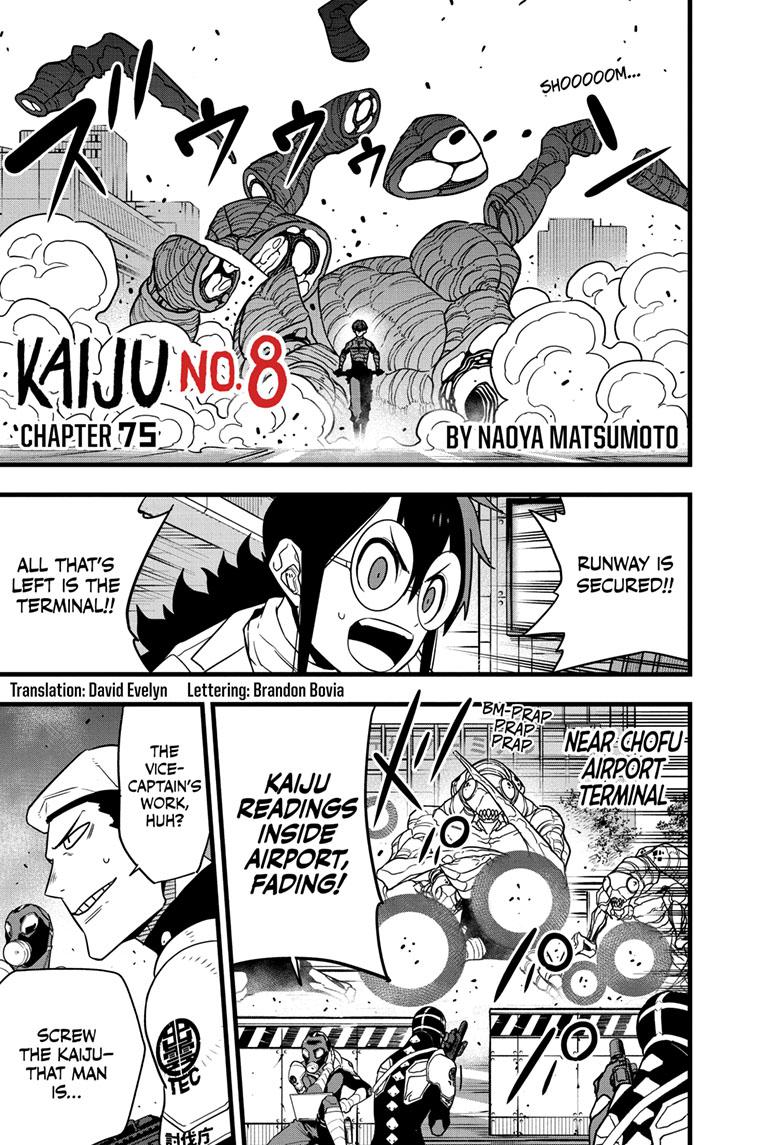 Kaiju No. 8 Chapter 75 page 1 - Chapter 75