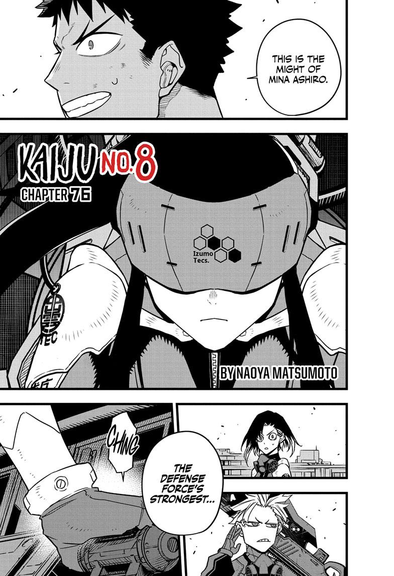 Kaiju No. 8 Chapter 76 page 1 - Chapter 76