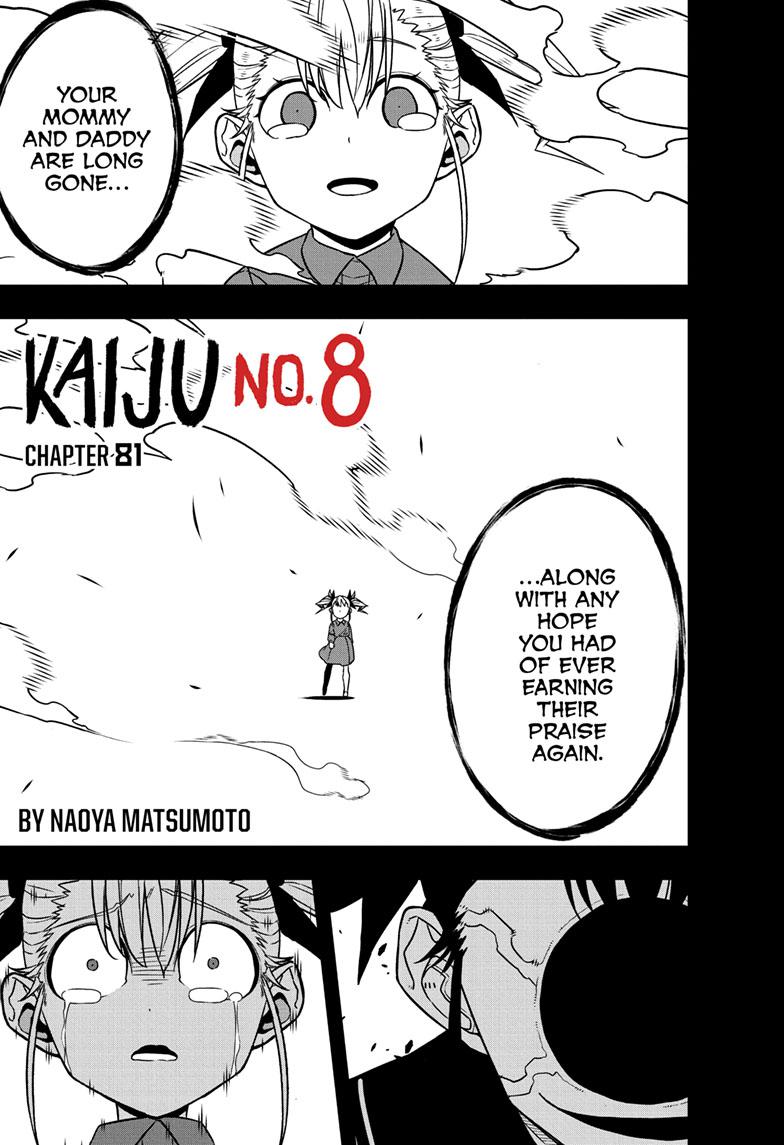 Kaiju No. 8 Chapter 81 page 1 - Chapter 81