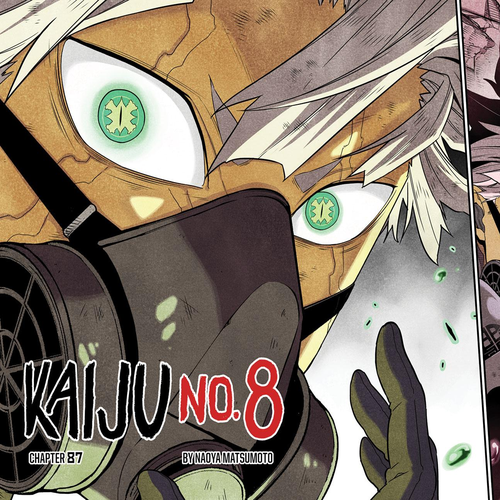 Kaiju No. 8 Chapter 87 cover