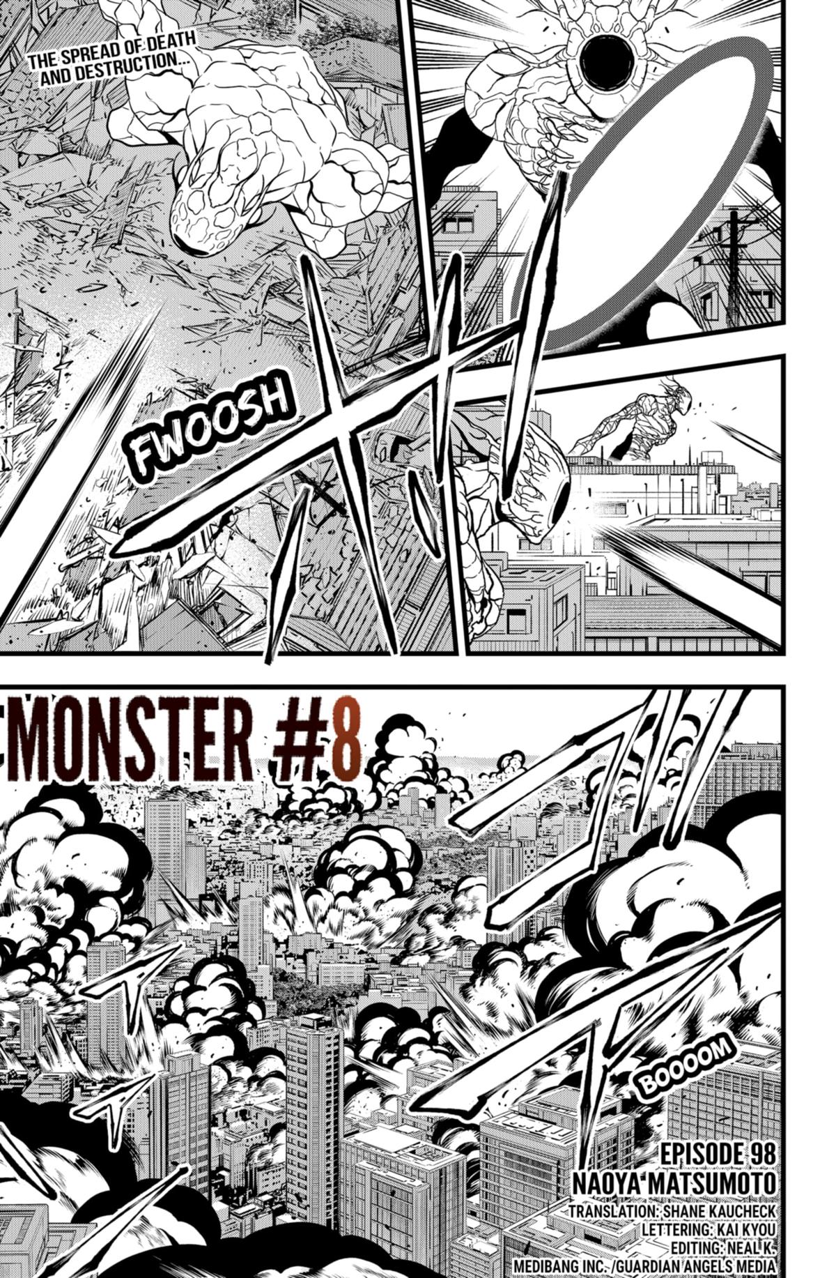Kaiju No. 8 Chapter 98 page 1 - Chapter 98