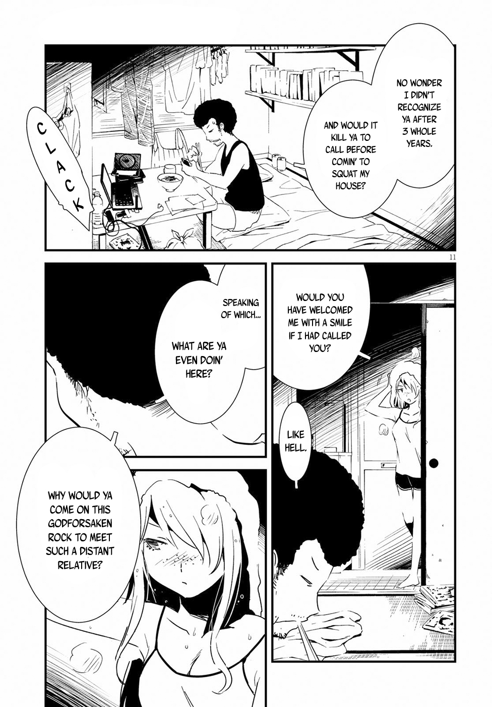 Kaijuu Iro no Shima Chapter 2 page 11 - Chapter 2: Kon and Furuka's Colors (2)